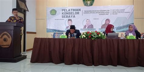 Cetak Konselor Sebaya Profesional Fakultas Syariah Gelar Pelatihan