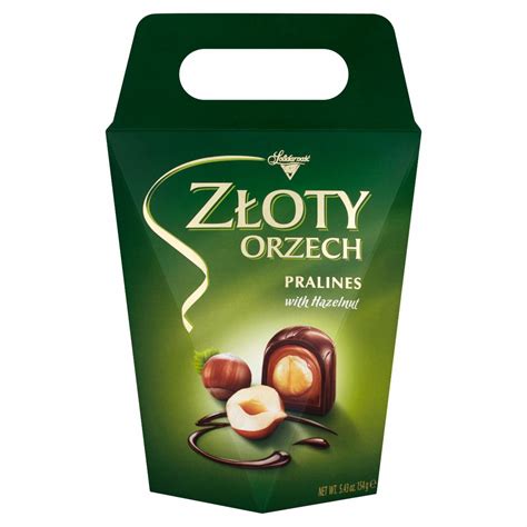 Solidarność Złoty Orzech Czekoladki z orzechem laskowym w kremie