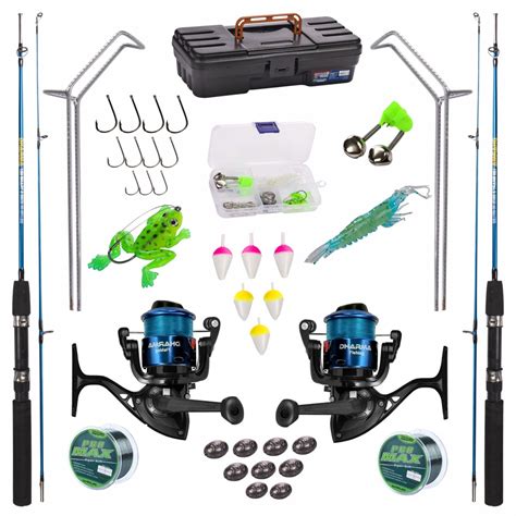 Kit De Pesca Completo Kg C Varas Molinetes Itens Escorrega