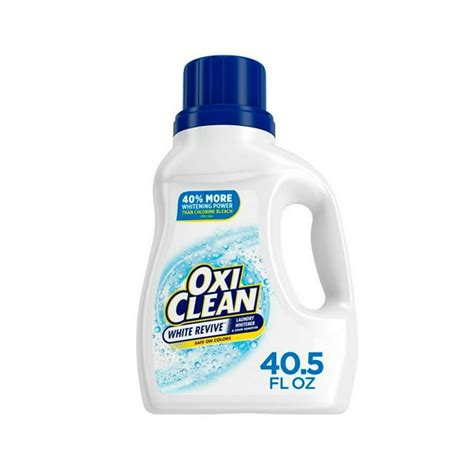 Oxiclean White Revive Laundry Whitener And Stain Remover Liquid 40 5 Fl Oz