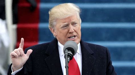 Transcript And Analysis President Trumps Inauguration Speech Npr