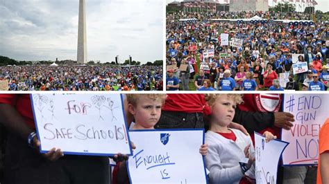 In Pics Thousands Stage Protest For Stricter Guns Laws In The Wake Of Recent Mass Shootings