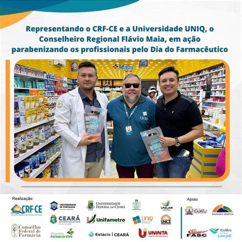 Representando O Crf Ce E A Universidade Uniq O Conselheiro Regional