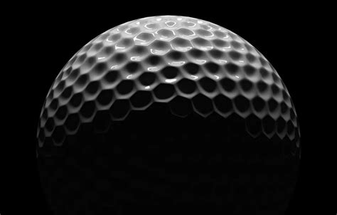 Wallpaper white, black, golf, ball images for desktop, section текстуры ...