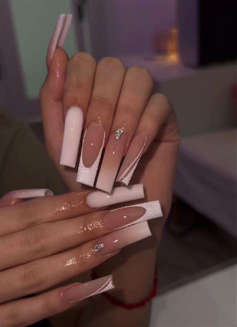 Colored Acrylic Nails Acrylic Nails Coffin Pink Simple Acrylic Nails