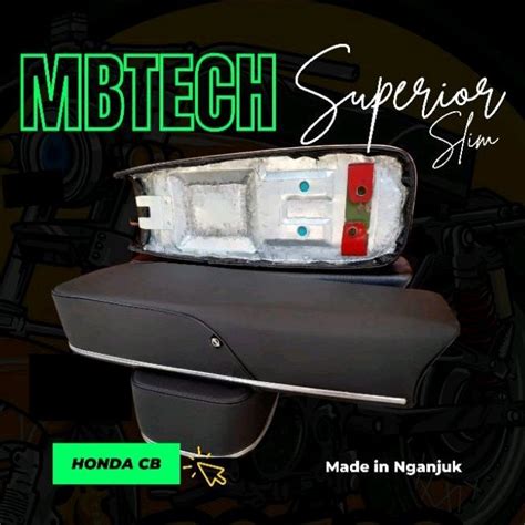 Jual Jok Cb MBtech Superior Slim Set Logo Plat Anti Pres Besi Galvanis