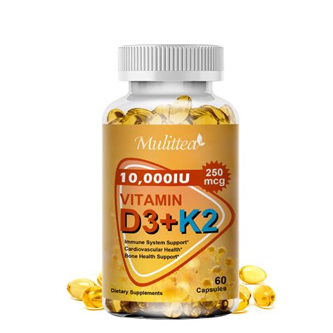 Vitamina D3 Cápsulas K2 10000 Ui Vitamina D3 Con Chile Ubuy