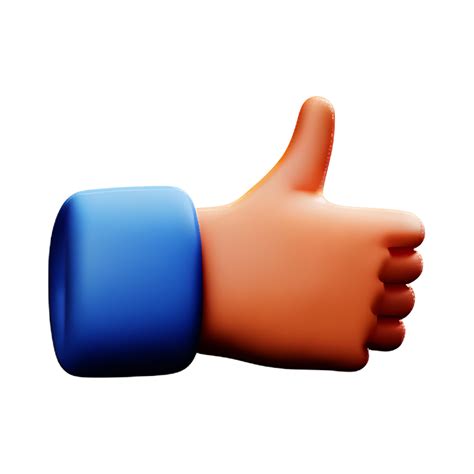 3d Thumbs Up Icon 27688013 Png