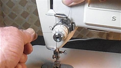 How To Thread The Needle And Bring Up The Bobbin Thread On A Singer