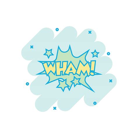 Vector Cartoon Wham Comic Sound Effects Icon In Comic Style Sound