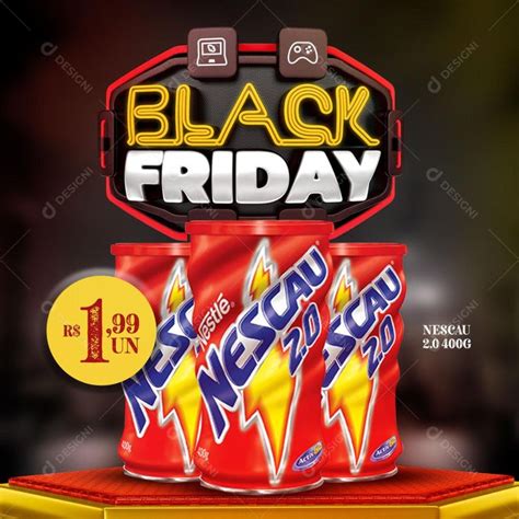 Post Feed Supermercado Black Friday Produto Nesceu Social Media Psd