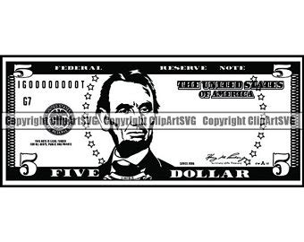 5 Dollar Bill Vector at Vectorified.com | Collection of 5 Dollar Bill Vector free for personal use