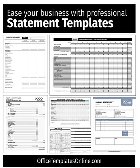 Free Statement Templates For Business In Ms Word Excel Nbkomputer