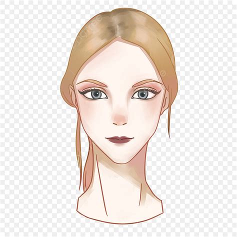 Beautiful Beauty Blonde Hand Drawn Illustration Of Europe And America Creative European And