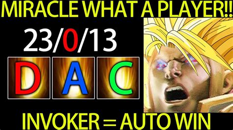 Miracle Invoker Auto Win Dac Liquid Vs Newbee Dota Epic Play Youtube