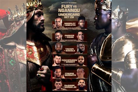 A Look At The Tyson Fury Vs Francis Ngannou Undercard