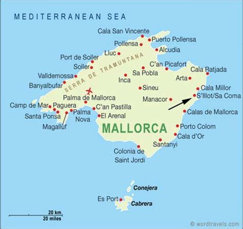 Sa Coma Majorca Map – Verjaardag Vrouw 2020