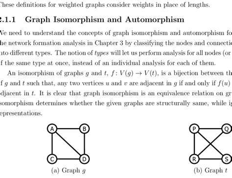 1 An Example Of Graph Isomorphism Download Scientific Diagram