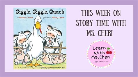 Giggle Giggle Quack By Doreen Cronin Read Aloud Youtube