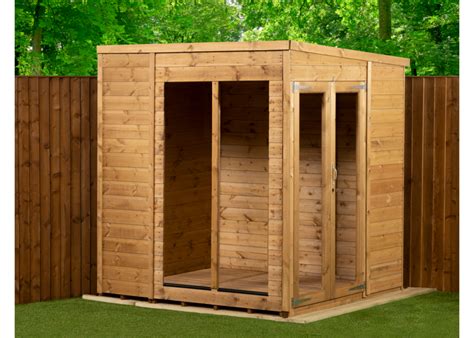 Empire Modular Pent Summerhouse 6x6 Premium Construction