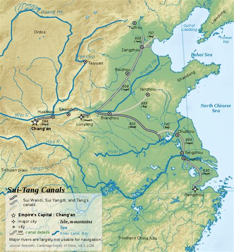 Tang And Song Dynasty Map