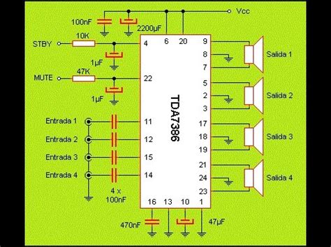 10 Tda8947J Circuit Diagram Robhosking Diagram