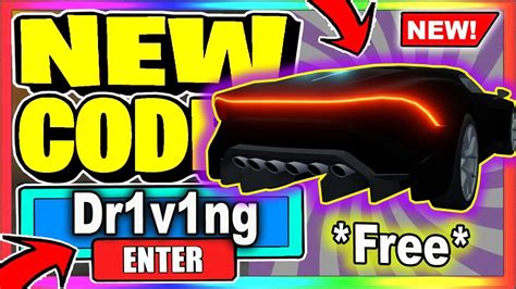 ALL NEW SECRET CODES Roblox Driving Simulator YouTube