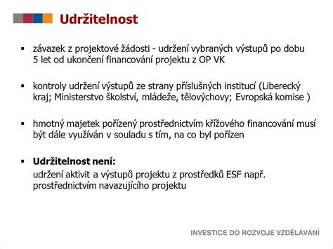 MONITOROVACÍ INDIKÁTORY UDRŽITELNOST RISA MANAGING 6 října ppt stáhnout