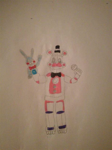 El Dibujo De Funtime Freddy Que Gan En La Encuesta No Me Sali Tan