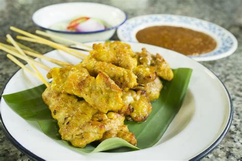 Satay Indonesia Food Stock Image Image Of Cooking Peanut