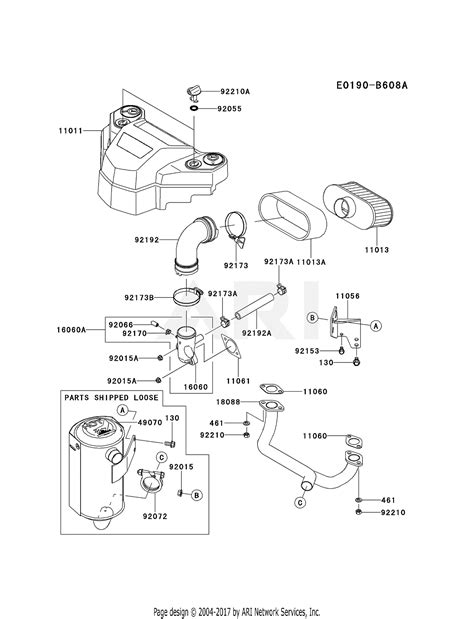 Kawasaki Fs541v Cs27 4 Stroke Engine Fs541v Parts Diagram For Air