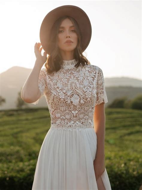 25 Boho Chic Wedding Dresses From Etsy Southbound Bride