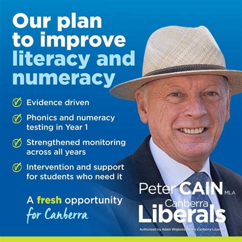Peter Cain MLA on LinkedIn: Only the Canberra Liberals have a plan to