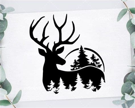 Deer Svg Deer Head Svg Deer Clipart Deer Head Clipart Deer Vector