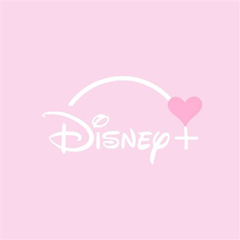 Disney Plus Pink Heart App Icon In Handy