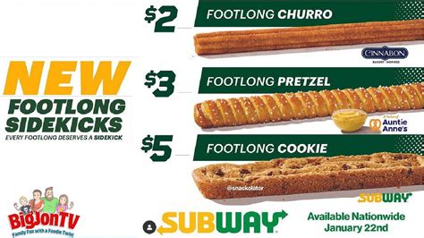 New Footlong Sidekicks Subwayofficial Youtube