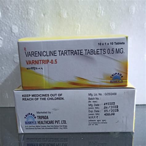 Varenicline Tablet At Rs 500 Pack Champix Tablets In Ahmedabad ID