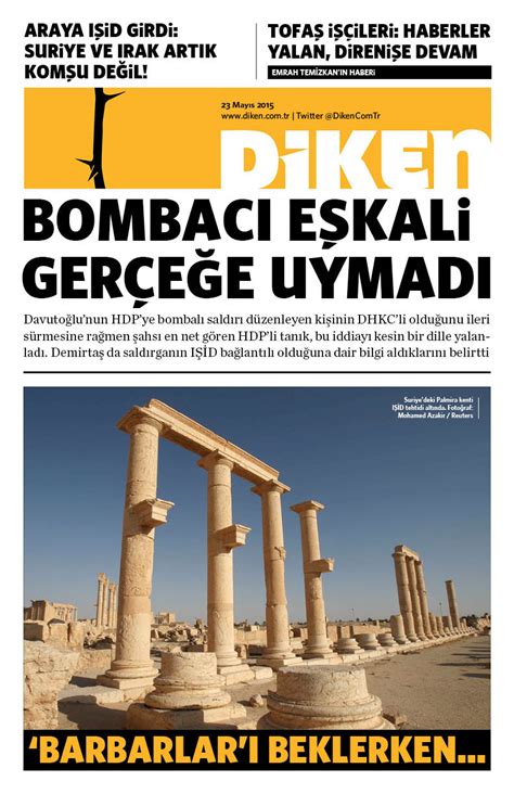 23 Mayıs 2015 — Diken