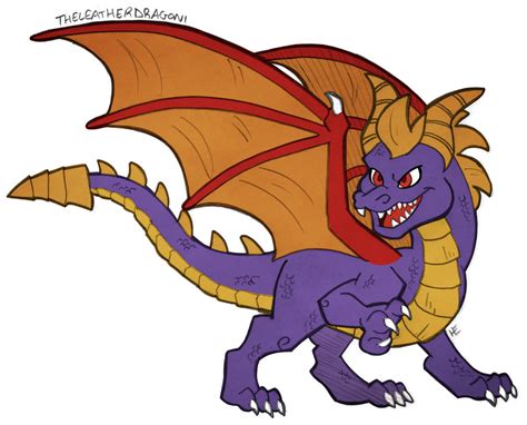 Fanart Skylanders Dragons Spyro By Theleatherdragoni On Deviantart