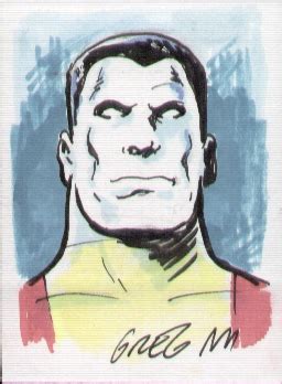 Greg Moutafis Colossus In Inkwell Awards S Sketch Cards Comic Art