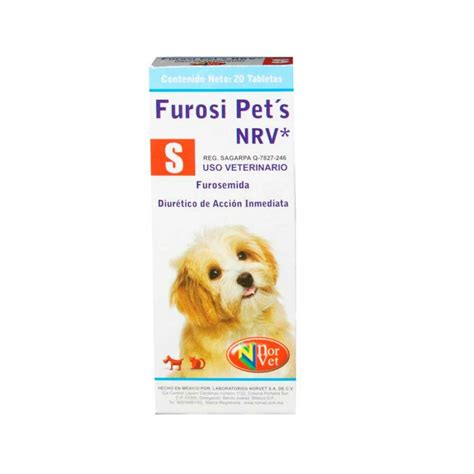 Furosi Pets NRV Furosemida S M Y XL La Farmascota