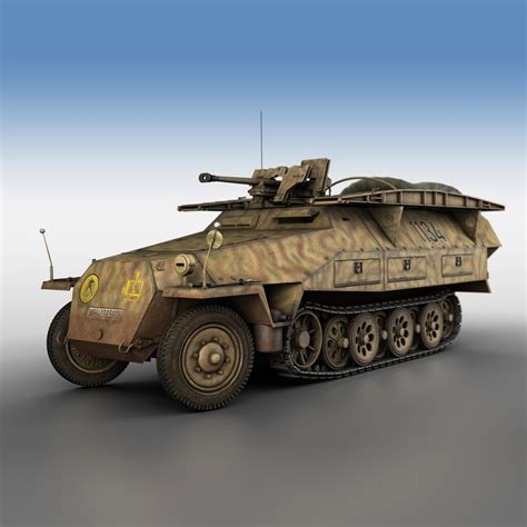 3D Sd Kfz 251 7 TurboSquid 1402003