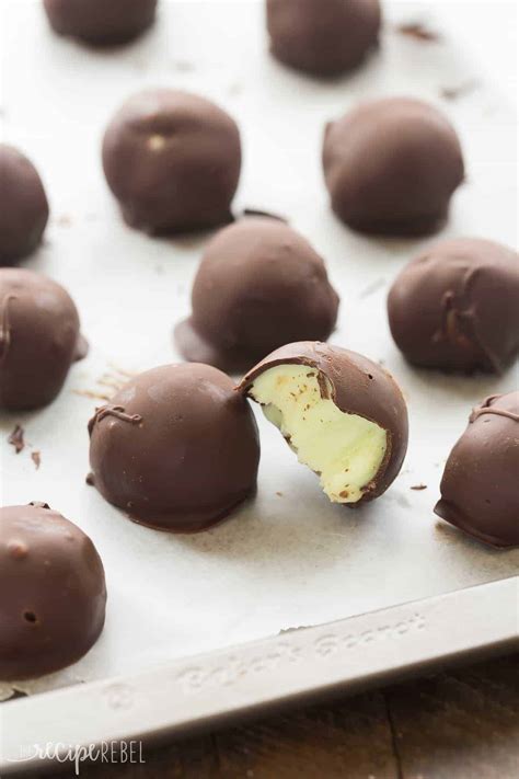 Easy Mint Chocolate Truffles Recipe Video