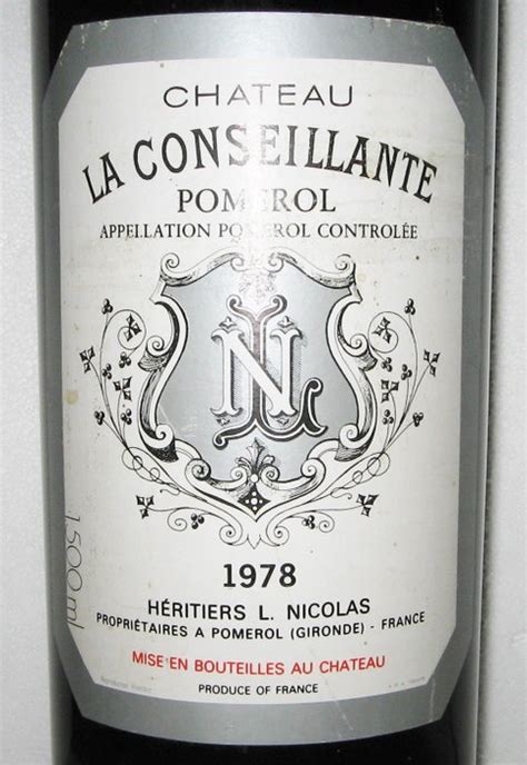 1978 Château La Consellante Pomerol 1 Magnum 1 5L Catawiki