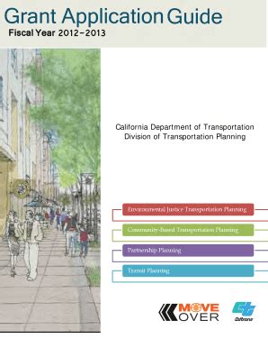 Fillable Online Dot Ca Grants Guide Caltrans State Of California