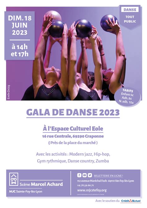 Gala De Danse Mjc Sainte Foy L S Lyon