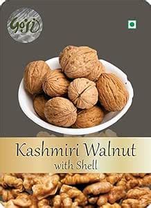 GOJI Kashmiri Walnuts With Shell 1kg 100 Natural Akhrot Giri High