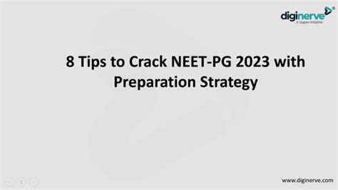 PPT 8 Tips To Crack NEET PG 2023 With Preparation Strategy PowerPoint