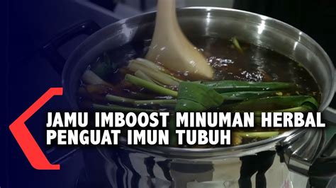 Jamu Imboost Minuman Herbal Penguat Imun Tubuh YouTube