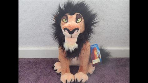 Lion King Disneystore 2017 Scar Plush Review Youtube